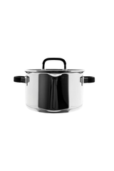Siliconen Kookpot met Glasdeksel 20cm - 3L