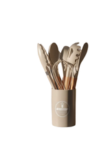 Bavary Collection – 12-delige Siliconen Keukenset Beige