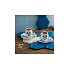 Karaca Iznik 4-delige set mokkakopjes/espressokopjes