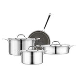 Karaca Ceramica Steel 3-Ply RVS Kookset