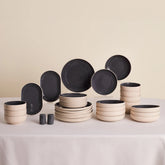 Karaca Terra 36-Piece Anthracite Dinnerware Set voor 8 persoon