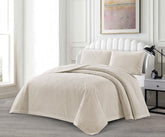 LAVELLA EZGI BEDSPREI SET | 240X250 CM BEIGE 3-DELIG