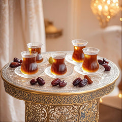 Theeglas Set voor 6
