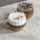 Glas kopjes Set van 2 350ml