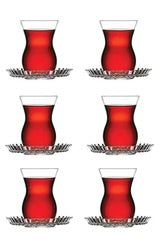 Beykoz Crystallin Theeglazen Set 12 delig