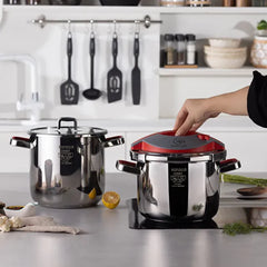 Karaca Orbit Pressure Cooker Set 6+8 L Red