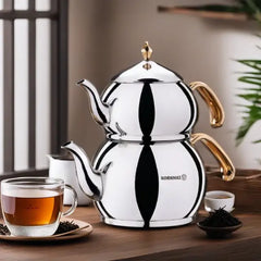 Korkmaz Hanedan goud theepot 1.1lt - 2.0lt