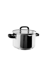 Siliconen Kookpot met Glasdeksel 24cm - 6L