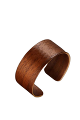 BAVARY Collection Bamboo Lines – 7-delige Glazen Set met Karaf met Houten Deksel