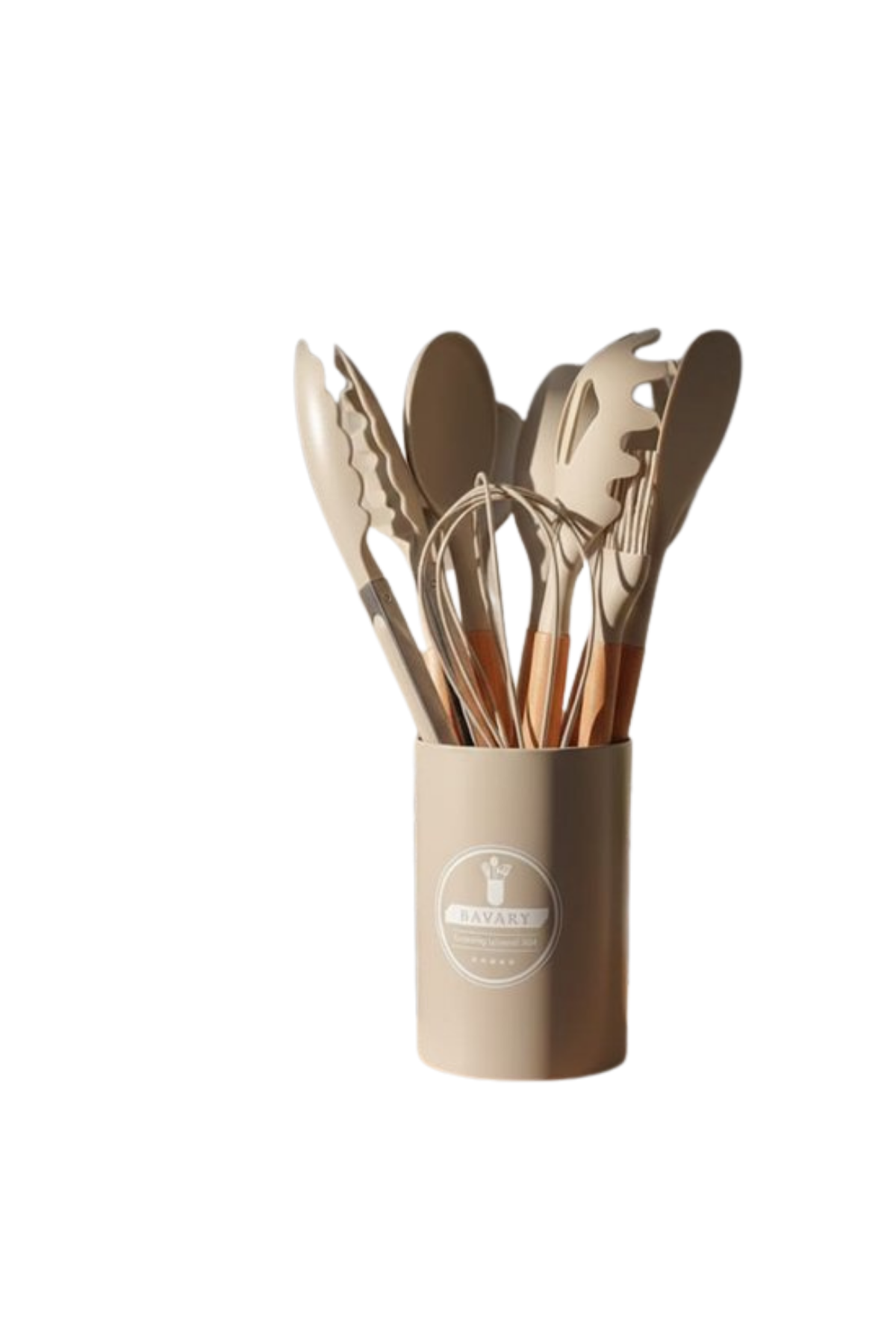 Bavary Collection – 12-delige Siliconen Keukenset Beige