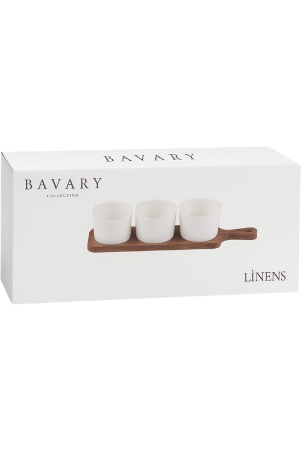 Bavary Collection Linens - Snackset 3 Delig Porseleinen