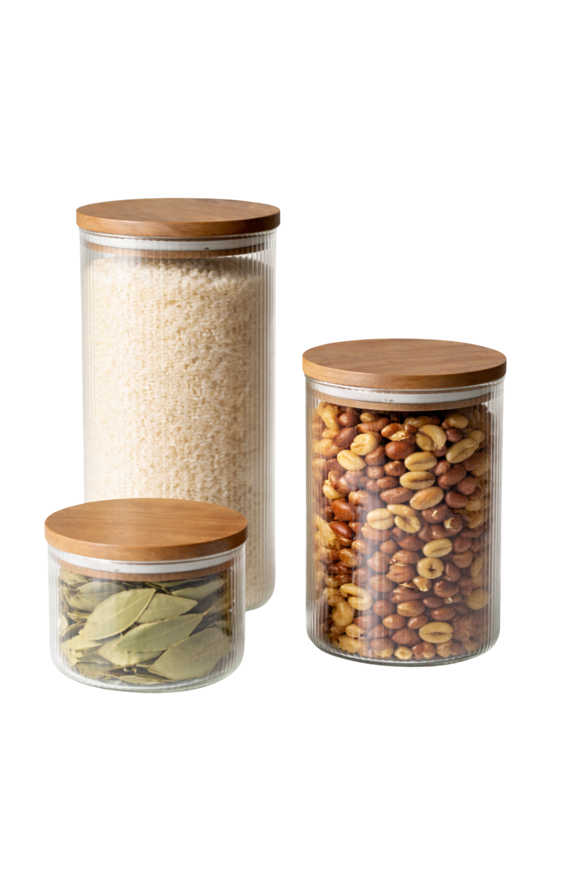 Stripe Voorraadpotten Set van 3