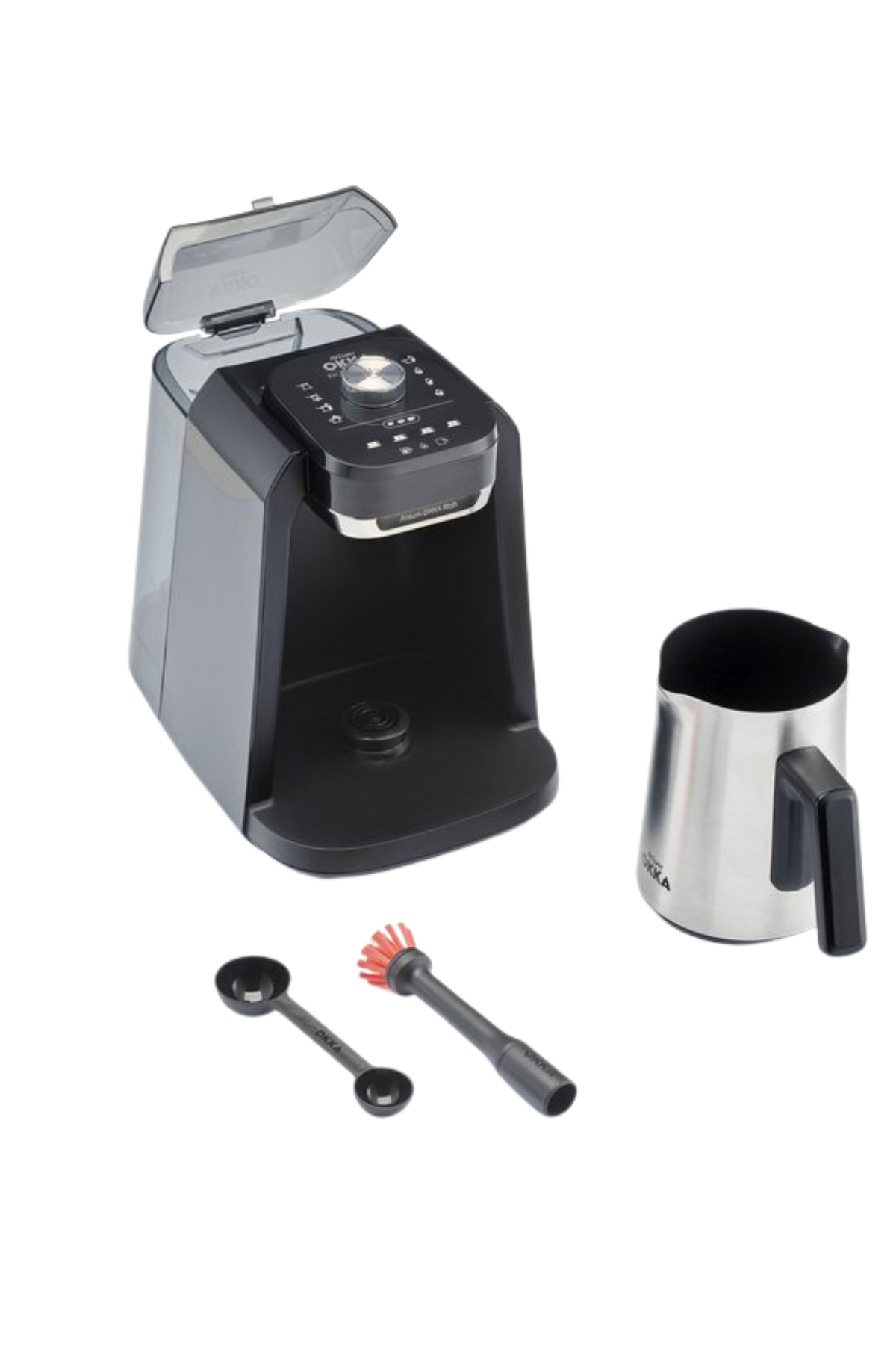 Arzum Okka Rich Spin Pro Plus Turks Koffiezetapparaat Chroom - 700 Watt - 8 Standen - Ingebouwde watertank