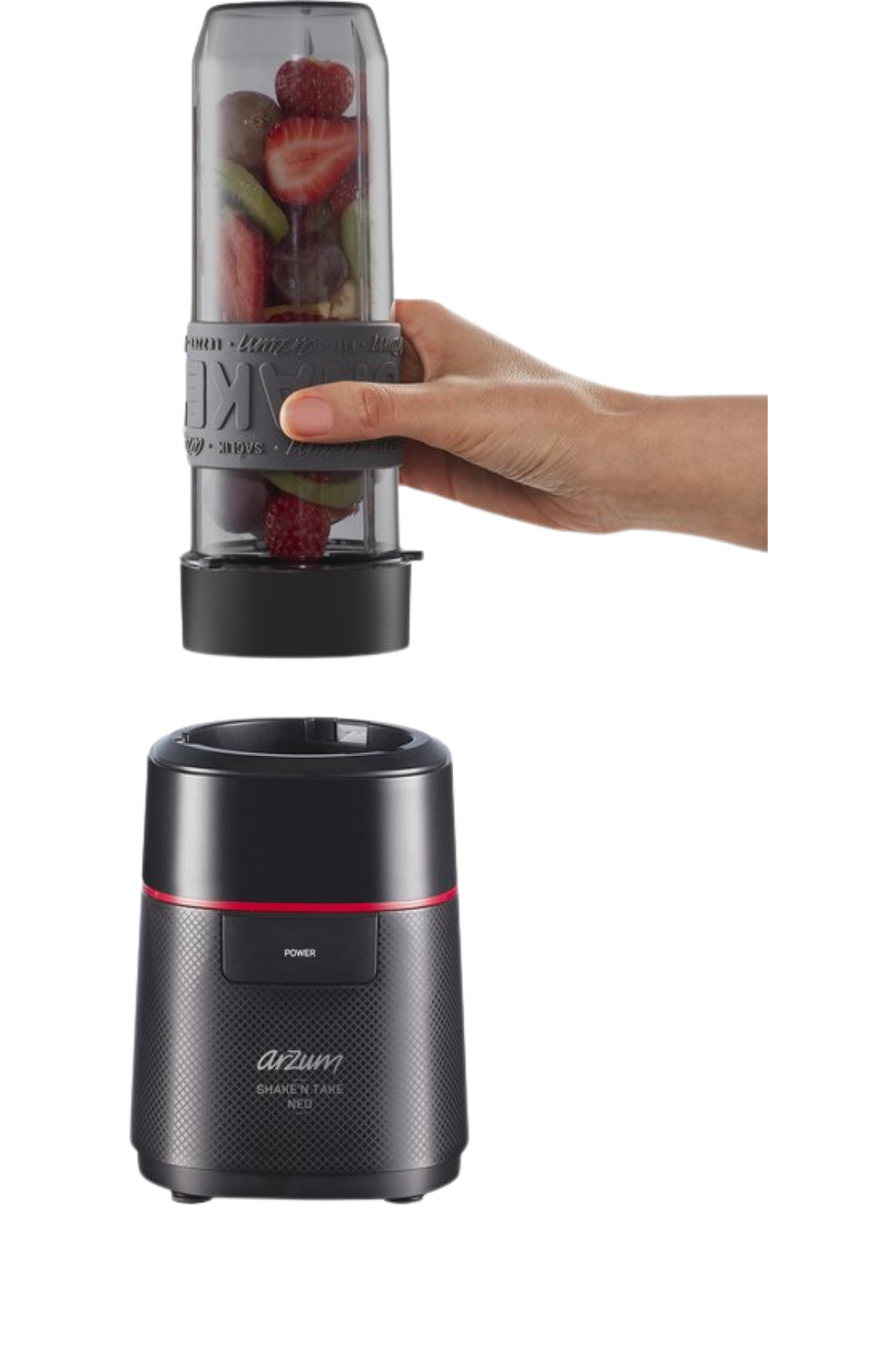 Arzum Shake 'n Take Neo Blender  Zwart - Mini blender - 500W