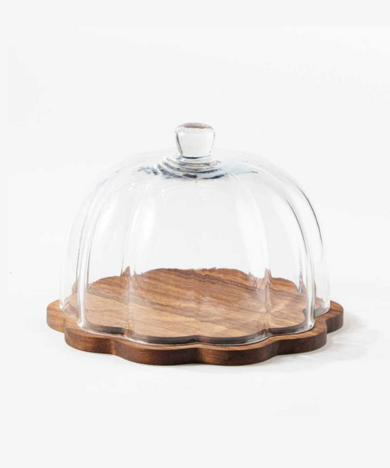Acacia Houten Taartplateau 26,5 cm