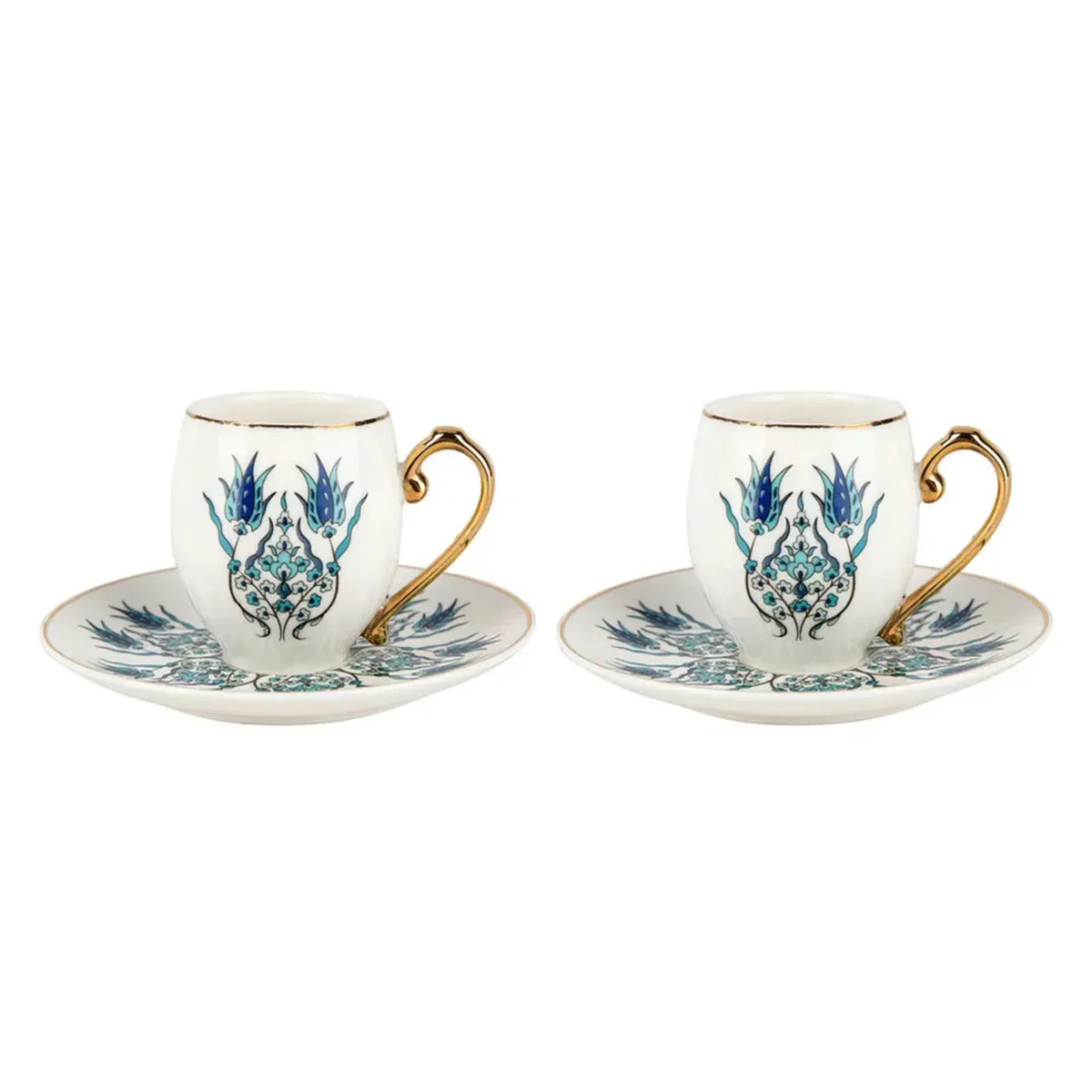Karaca Iznik 4-delige set mokkakopjes/espressokopjes
