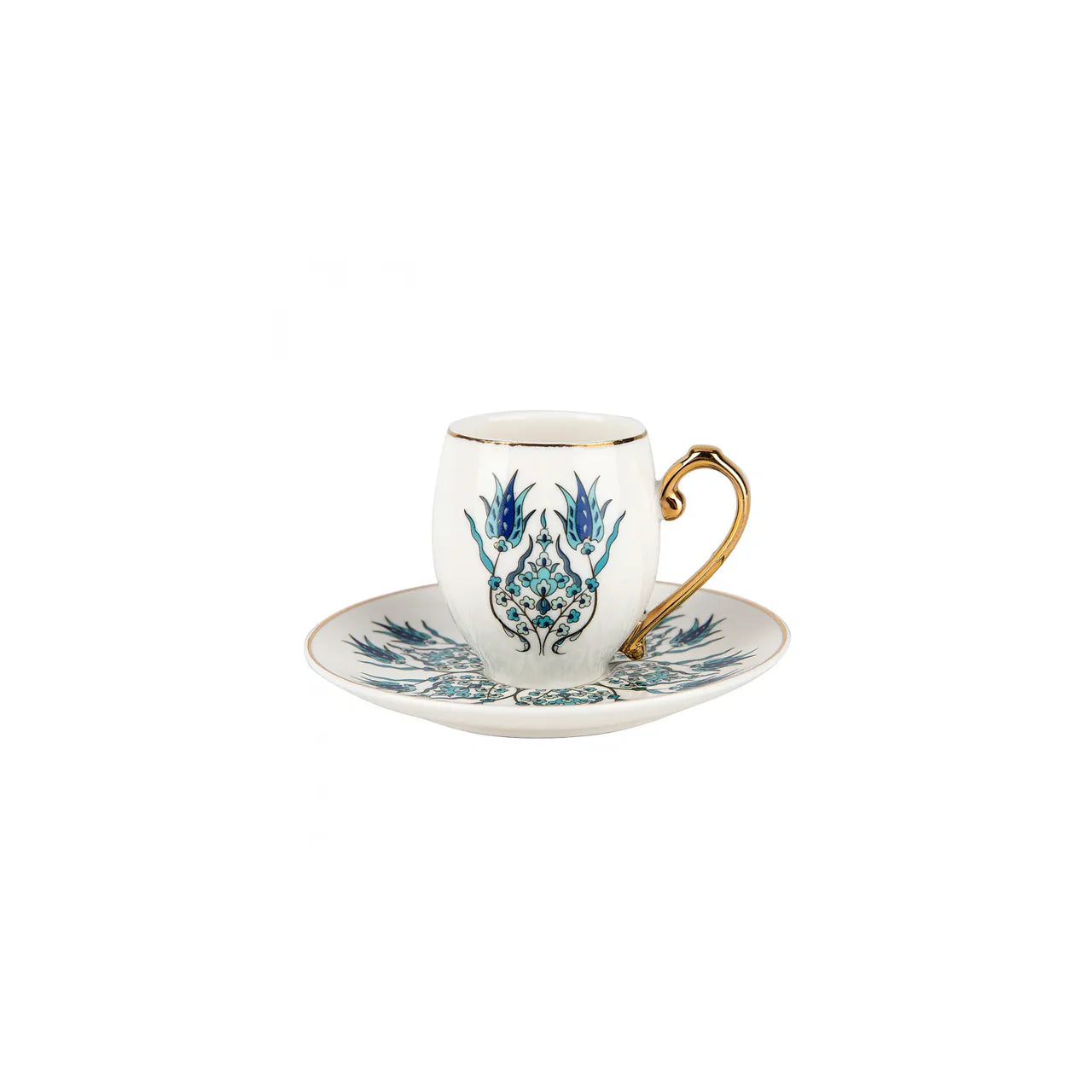 Karaca Iznik 4-delige set mokkakopjes/espressokopjes