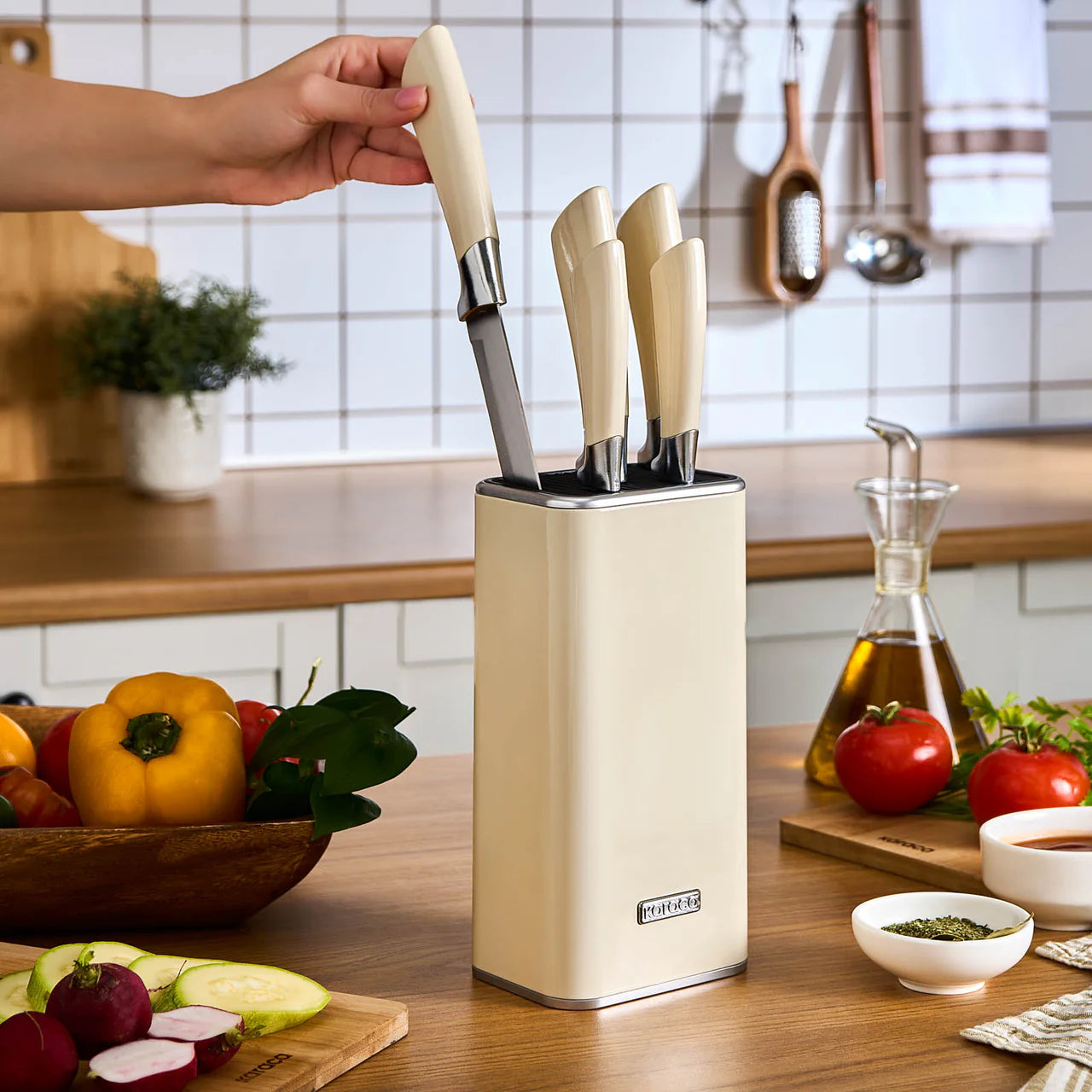 Karaca Mastersharp Messenset Wit