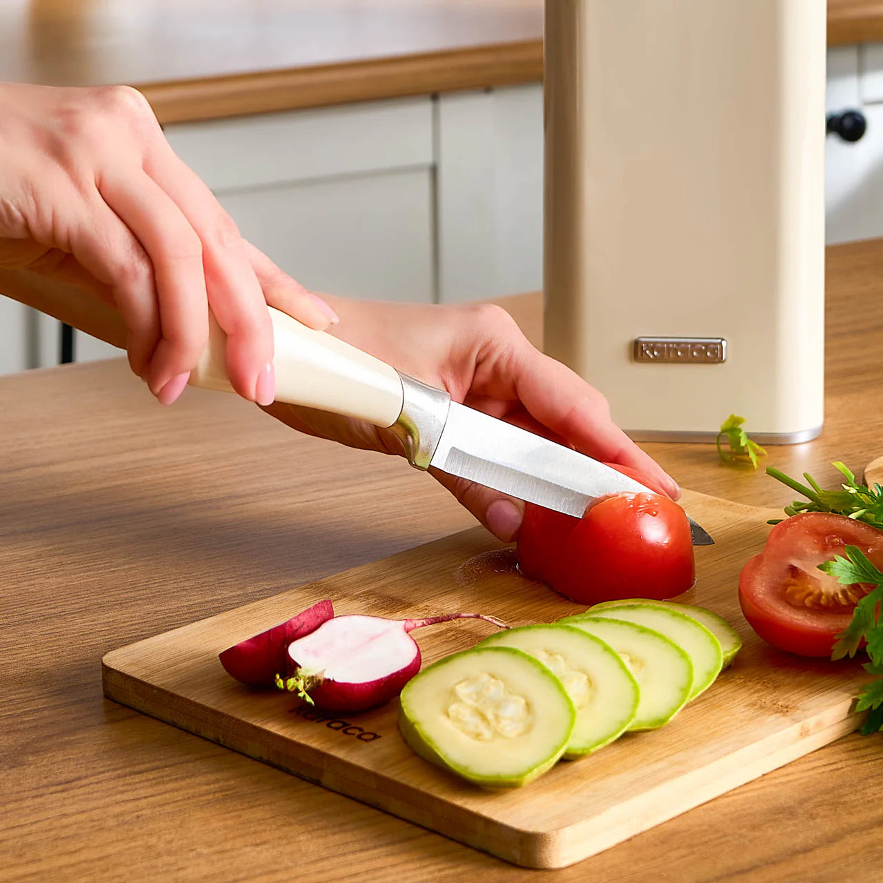 Karaca Mastersharp Messenset Wit