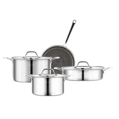 Karaca Ceramica Steel 3-Ply RVS Kookset