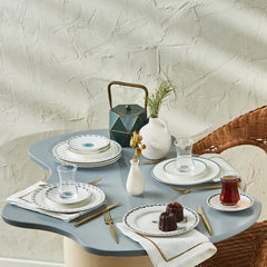 Karaca İznik Dessert Set voor 6 Personen,18 Delig
