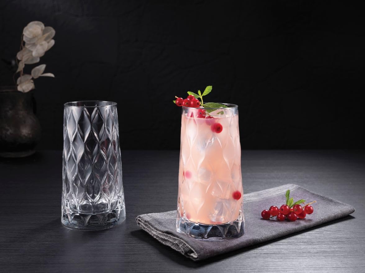Pasabahce Leafy Longdrinkglazen Set van 4