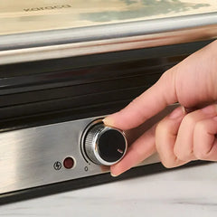 Karaca Inox Toastmate Grill – capaciteit voor 6 sneetjes, gietijzeren platen, 2000 W