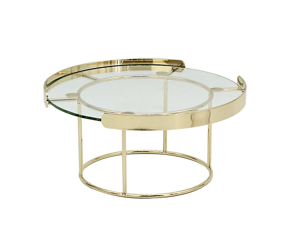 Glazen Goud Rond bord