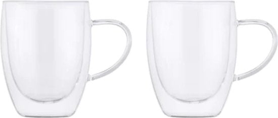 Dubbelwandig Koffie-Thee glas - 350ml