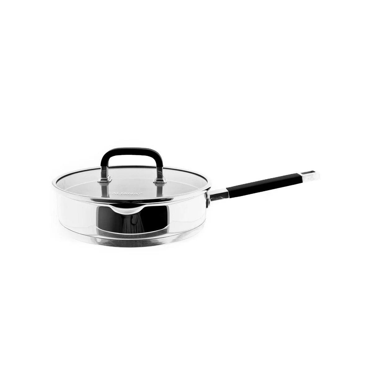 Almina Hapjespan met Deksel - Ø24cm - Edelstaal - 2,6L