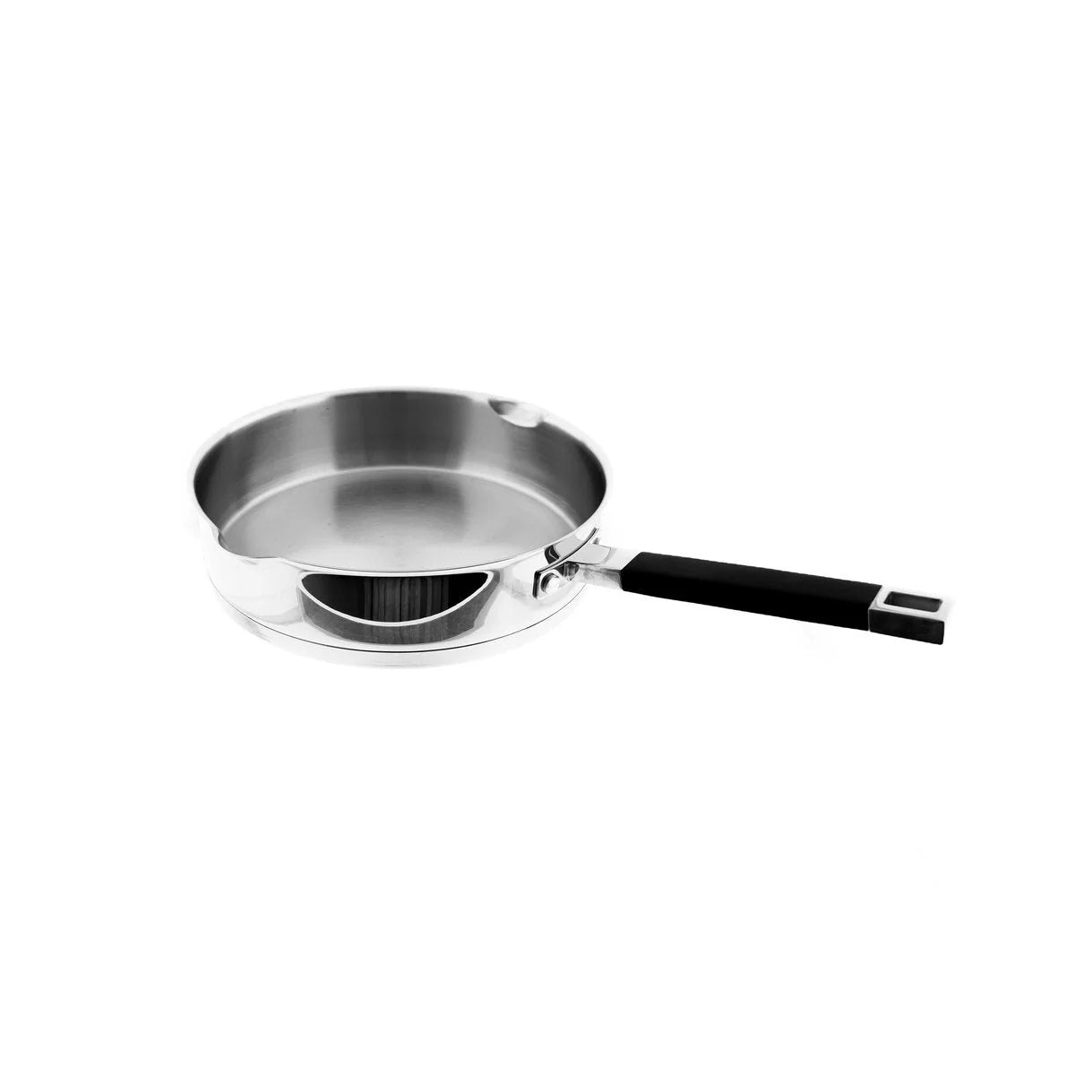 Almina Hapjespan met Deksel - Ø24cm - Edelstaal - 2,6L