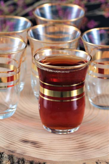 Cihangir Turkse theeglazen goud