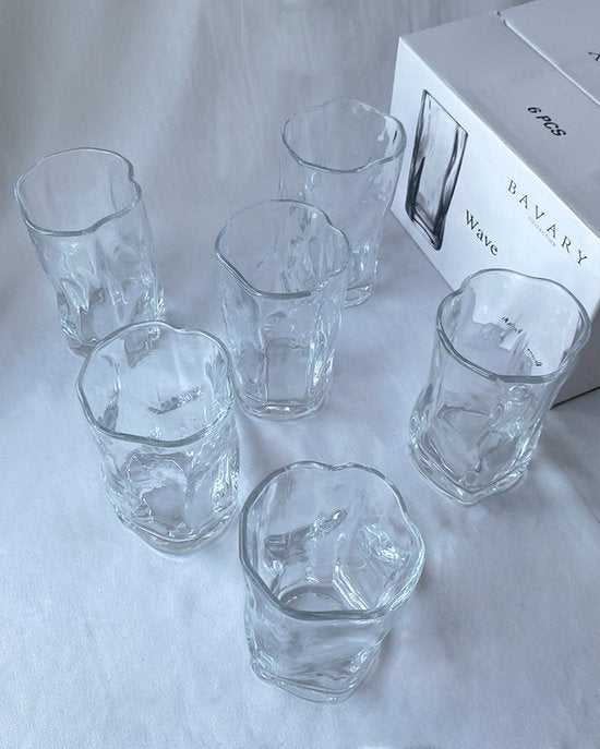 Wave Glazen Set van 6