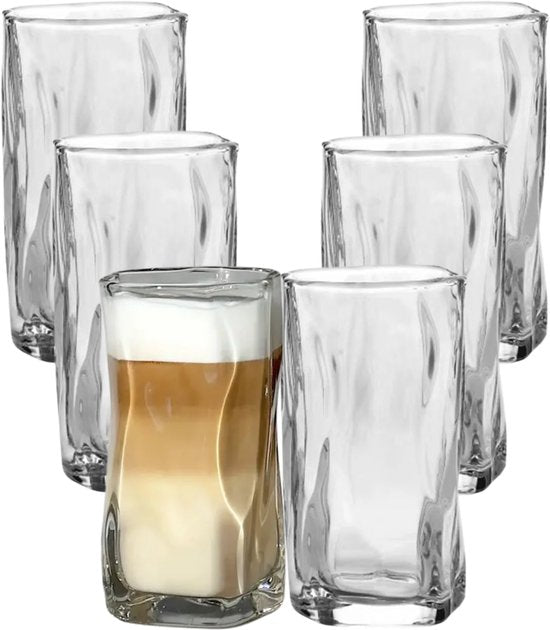 Wave Glazen Set van 6