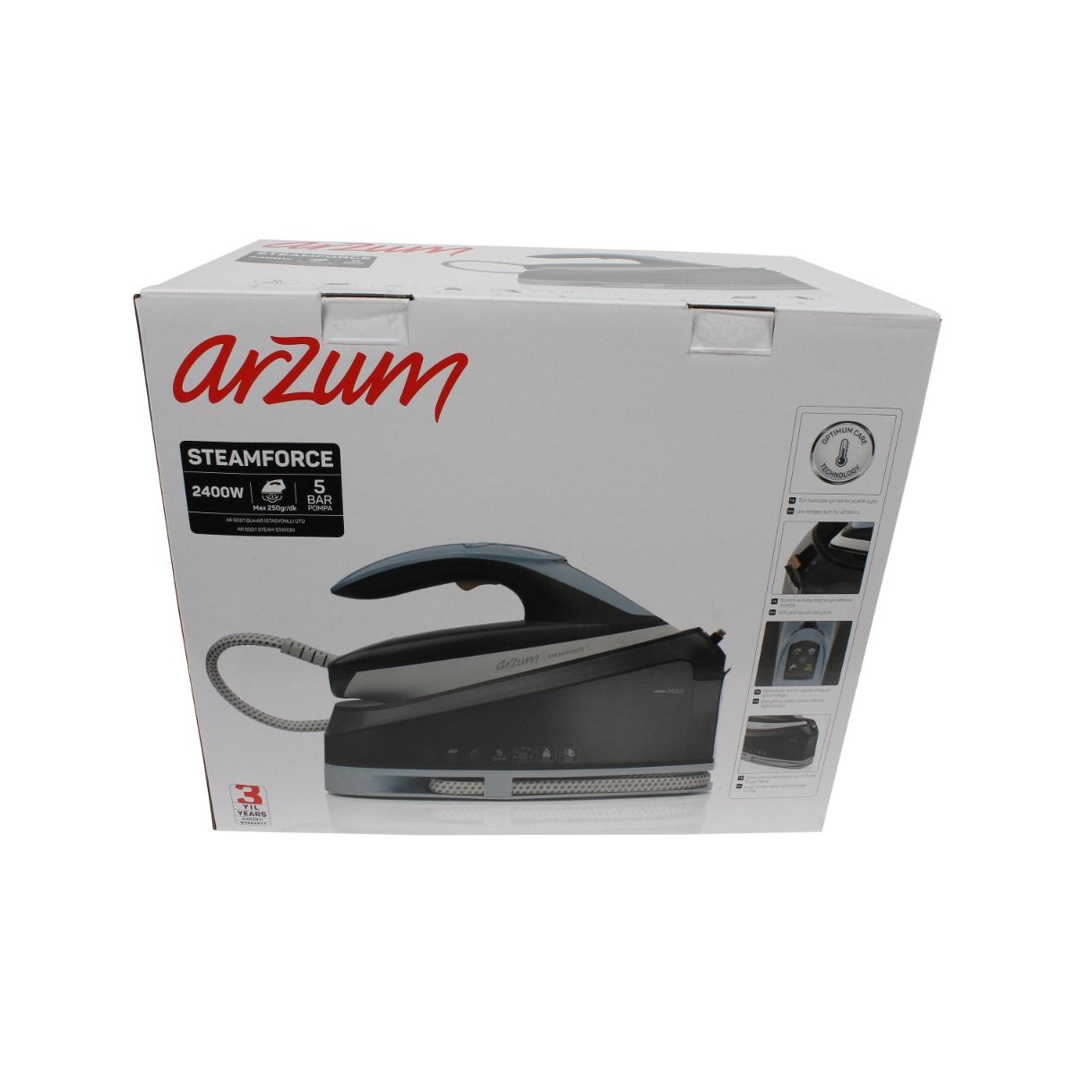 ARZUM STEAMFORCE STOOMSTRIJKIJZER