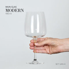 Witte wijnglazen Moderne Collectie