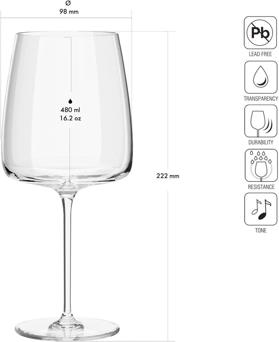 Witte wijnglazen Moderne Collectie