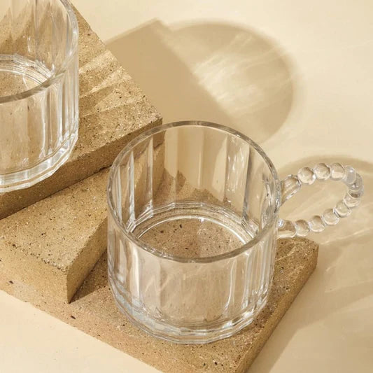 Pearly Glas kopjes 6 stucks