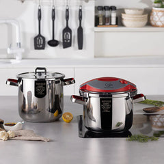 Karaca Orbit Pressure Cooker Set 6+8 L Red