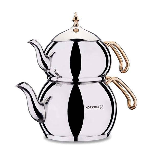 Korkmaz Hanedan goud theepot 1.1lt - 2.0lt