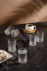 Elyssa koffie bijzettafelglas