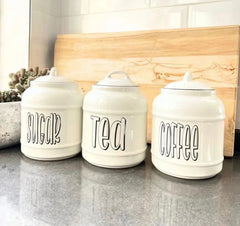 Thee Koffie Suiker Opberg set
