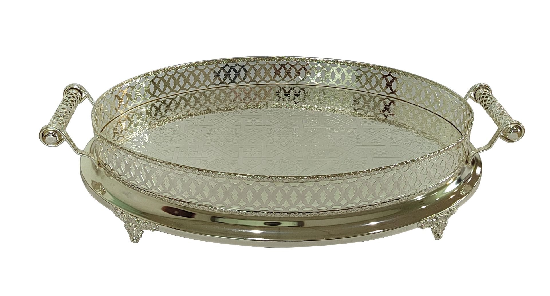 FUGURATO DIENBLAD OVAAL | ZILVER